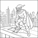 coloriage Green Goblin a imprimer gratuitement