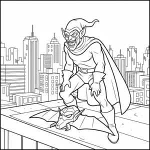 coloriage Green Goblin a imprimer gratuitement
