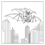 coloriage Green Goblin a imprimer pour enfant de 4 ans