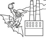 coloriage Green Goblin à imprimer kawaii
