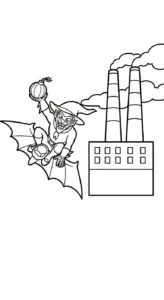coloriage Green Goblin à imprimer kawaii