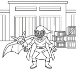 coloriage Green Goblin à imprimer pdf gratuit