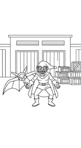 coloriage Green Goblin à imprimer pdf gratuit