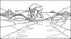 coloriage Green Goblin pour enfants à télécharger