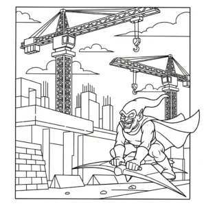 coloriage Green Goblin et dessins