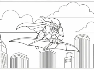 coloriage Green Goblin pour enfant à imprimer