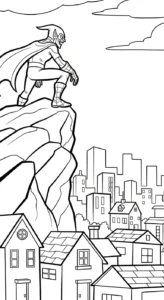 coloriage Green Goblin gratuit à imprimer