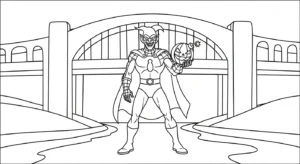 coloriage Green Goblin à imprimer pour enfant de 12 ans
