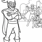 image de coloriage Green Goblin pour enfant