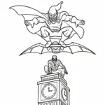 coloriage Green Goblin a colorier en ligne gratuitement