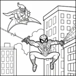image de coloriage Green Goblin pour enfant