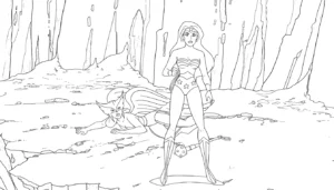 coloriage Justice League pour enfant de 10 ans
