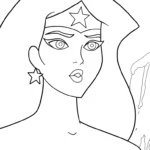 coloriage Justice League pour enfants a imprimer