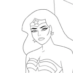 coloriage Justice League gratuit a imprimer