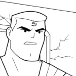 coloriage Justice League pour enfant à imprimer