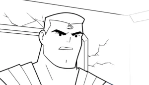 coloriage Justice League pour enfant à imprimer