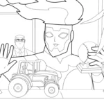 coloriage Justice League de pour enfants