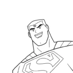 coloriage Justice League à imprimer pour enfant de 4 ans