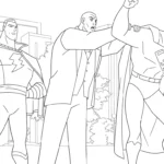 coloriage Justice League à imprimer pdf
