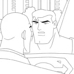 coloriage Justice League et dessin a imprimer