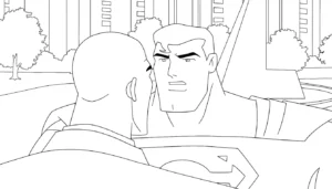 coloriage Justice League et dessin a imprimer