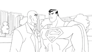 coloriage Justice League pour enfants