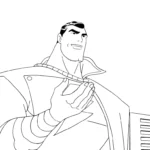 imprimer coloriage Justice League pour enfant