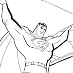 coloriage Justice League à imprimer pour enfant de 10 ans