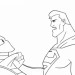 coloriage Justice League a imprimer