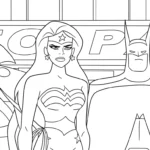 coloriage Justice League et dessins