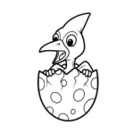 coloriage Pterosaur à imprimer pdf gratuit
