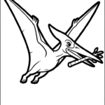 coloriage Pterosaur à imprimer pdf gratuit