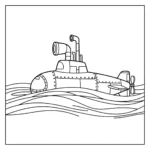 coloriage Sous marin pour enfant de 5 ans