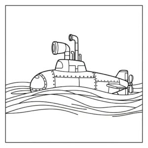 coloriage Sous marin pour enfant de 5 ans