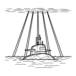 coloriage Sous marin pour enfant gratuit