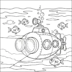 coloriage Sous marin pour enfant de 10 ans
