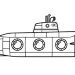 coloriage Sous marin gratuit en ligne