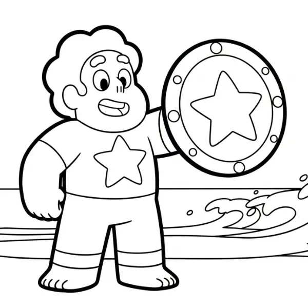 Tranh tô màu Steven Universe