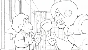 coloriage Steven Universe et apprentissage