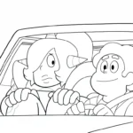 coloriage Steven Universe a colorier en ligne gratuitement