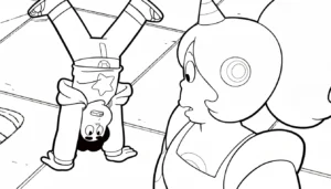 coloriage Steven Universe à imprimer a4