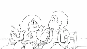 a imprimer coloriage Steven Universe gratuit