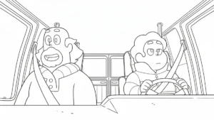 coloriage Steven Universe pour enfants a imprimer