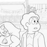 coloriage Steven Universe à imprimer pour enfant de 10 ans