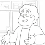 coloriage Steven Universe à imprimer gratuitement