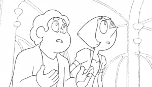 coloriage Steven Universe à imprimer pour enfant de 8 ans