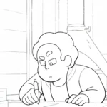 télécharger coloriage Steven Universe gratuit