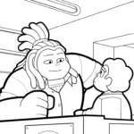 coloriage Steven Universe à imprimer pour enfant de 9 ans