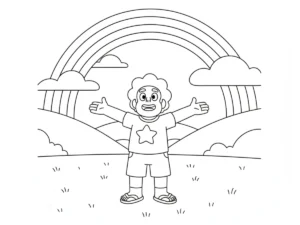coloriage Steven Universe à imprimer gratuitement
