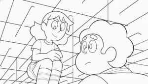 coloriage Steven Universe à imprimer pour enfant de 4 ans